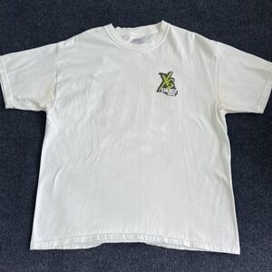 Vintage 2003 XS Energy Drink Shirt Mens Large No Bull Slogan Tee T-Shirt Hanes